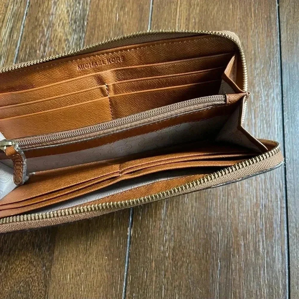 Michael Kors zip around wallet